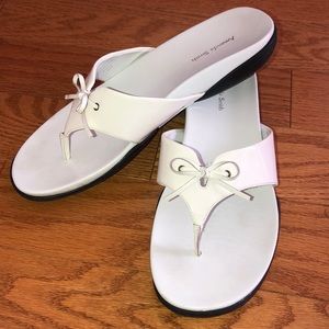 White Patent Leather Sandals